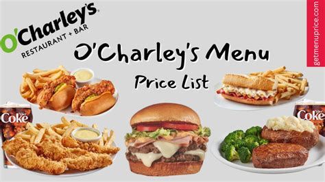 o'charley's menu with prices|o'charley's 2023 menu.